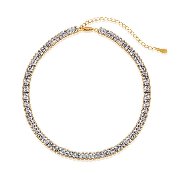 Collana Tennis Baguette - My Mo Gioielli