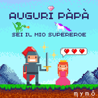 Papa, du bist mein Superheld.