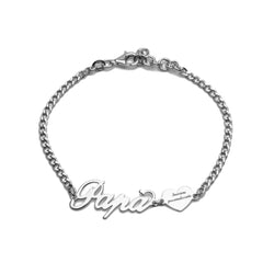 Armband Papa mit personalisiertem Herz