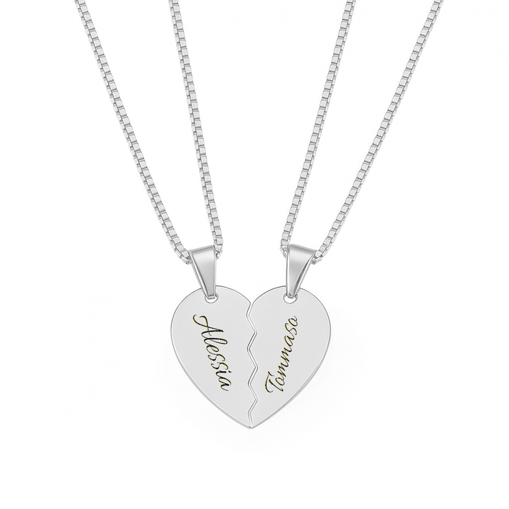 Collana coppia Due Cuori - My Mo Gioielli