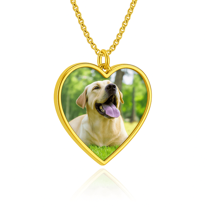 Collana Foto Personalizzata Cuore In Acciaio - My Mo Gioielli