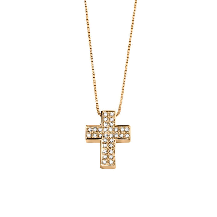 Collana Mini Croce Pavè - My Mo Gioielli