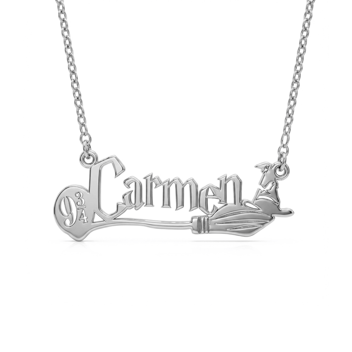 Collana Nome "Binario Magico 9 ¾" - My Mo Gioielli