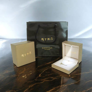 Geschenkverpackung Luxury mit LED-Licht - Bronze und Schwarz